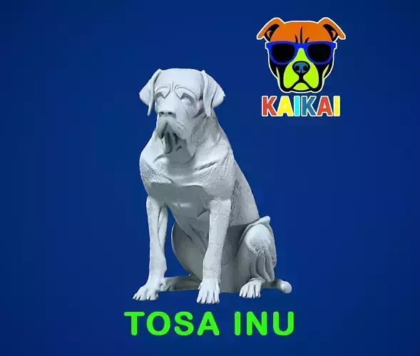 Tosa Inu - Japanese Mastiff model - 3D print 3D print model Tosa Inu - Japanese Mastiff model - 3D print 3D print model