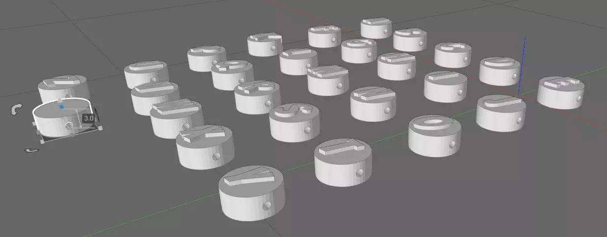 Letter Beads 3D print model