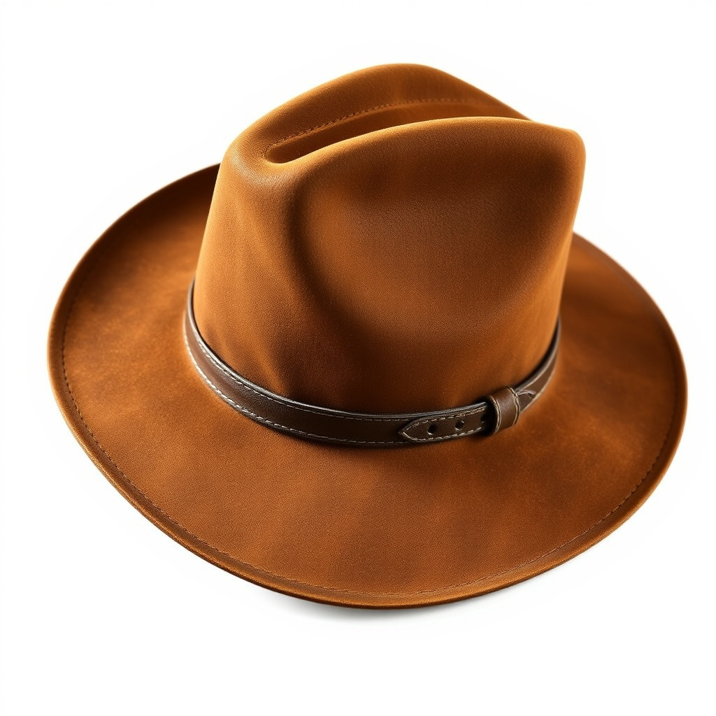 Cowboy Hat Model Pack with Realistic Textures Low-poly 3D model_4