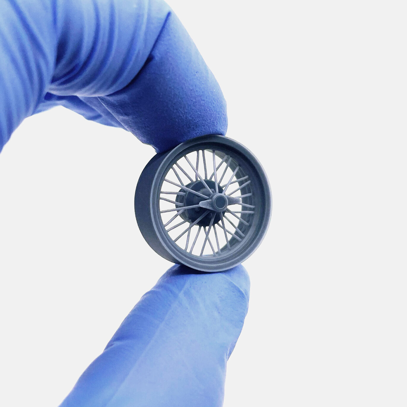 22x9 Texan Wire Wheel and Brake 3D print model_2