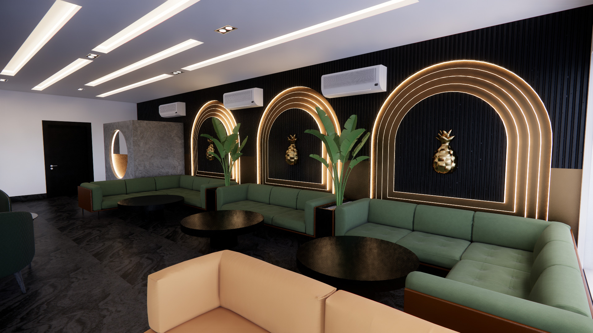 LOUNGE SPACE 3D model_4