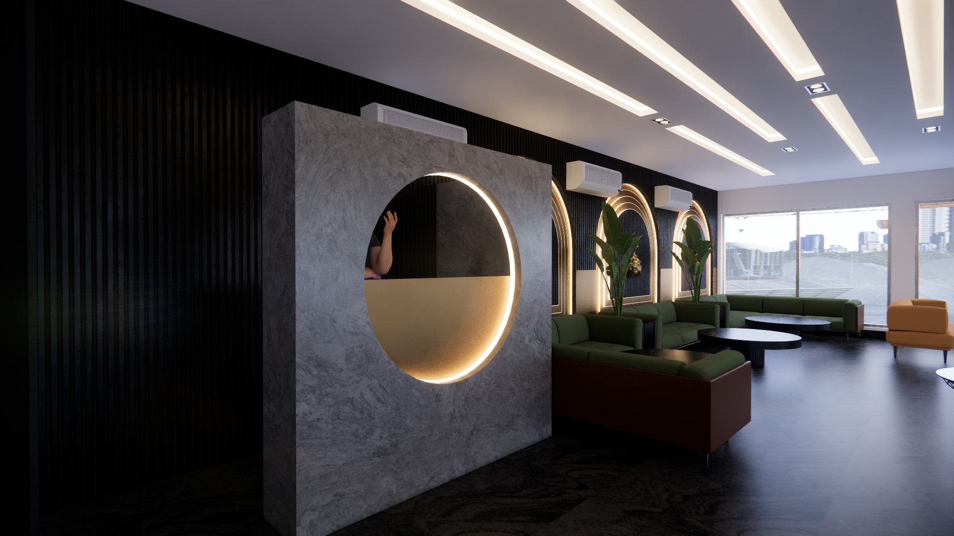 LOUNGE SPACE 3D model_5