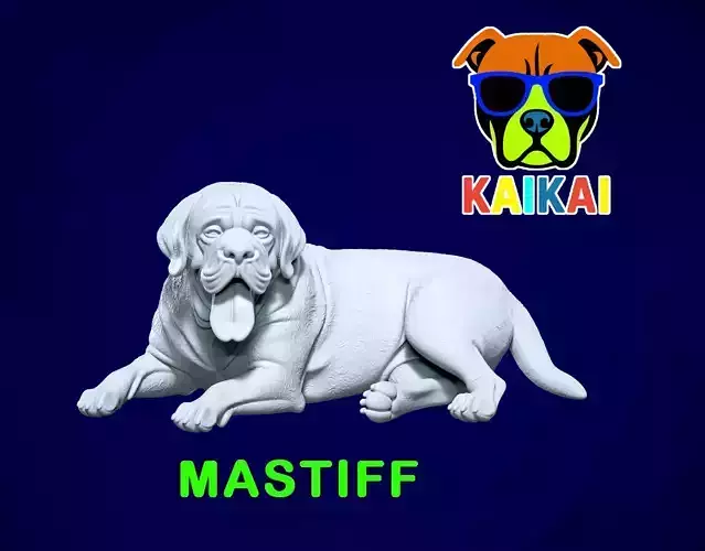 Mastiff - English Mastiff model - 3D print 3D print model