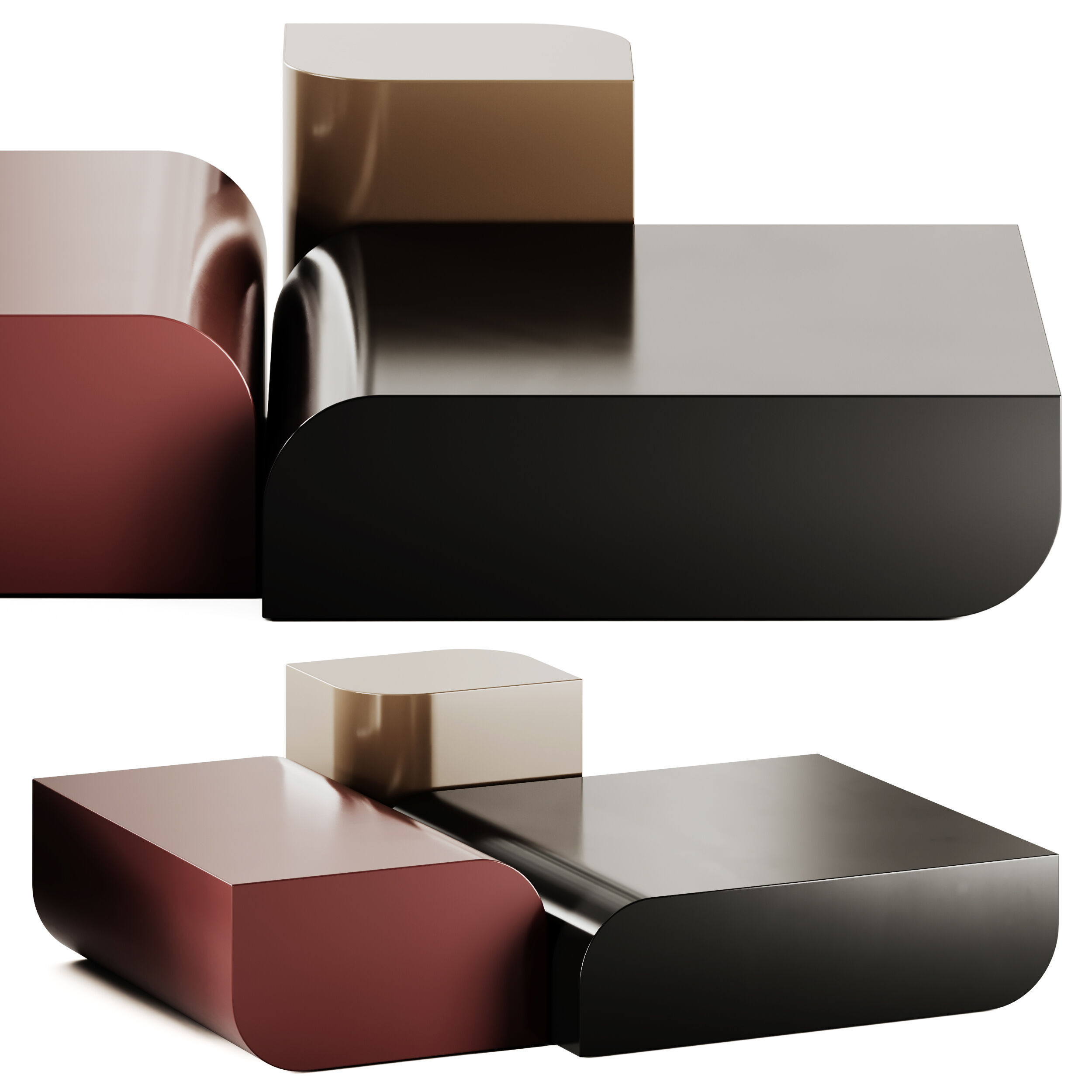 Tom Coffee Tables by Frigerio  3D model_3