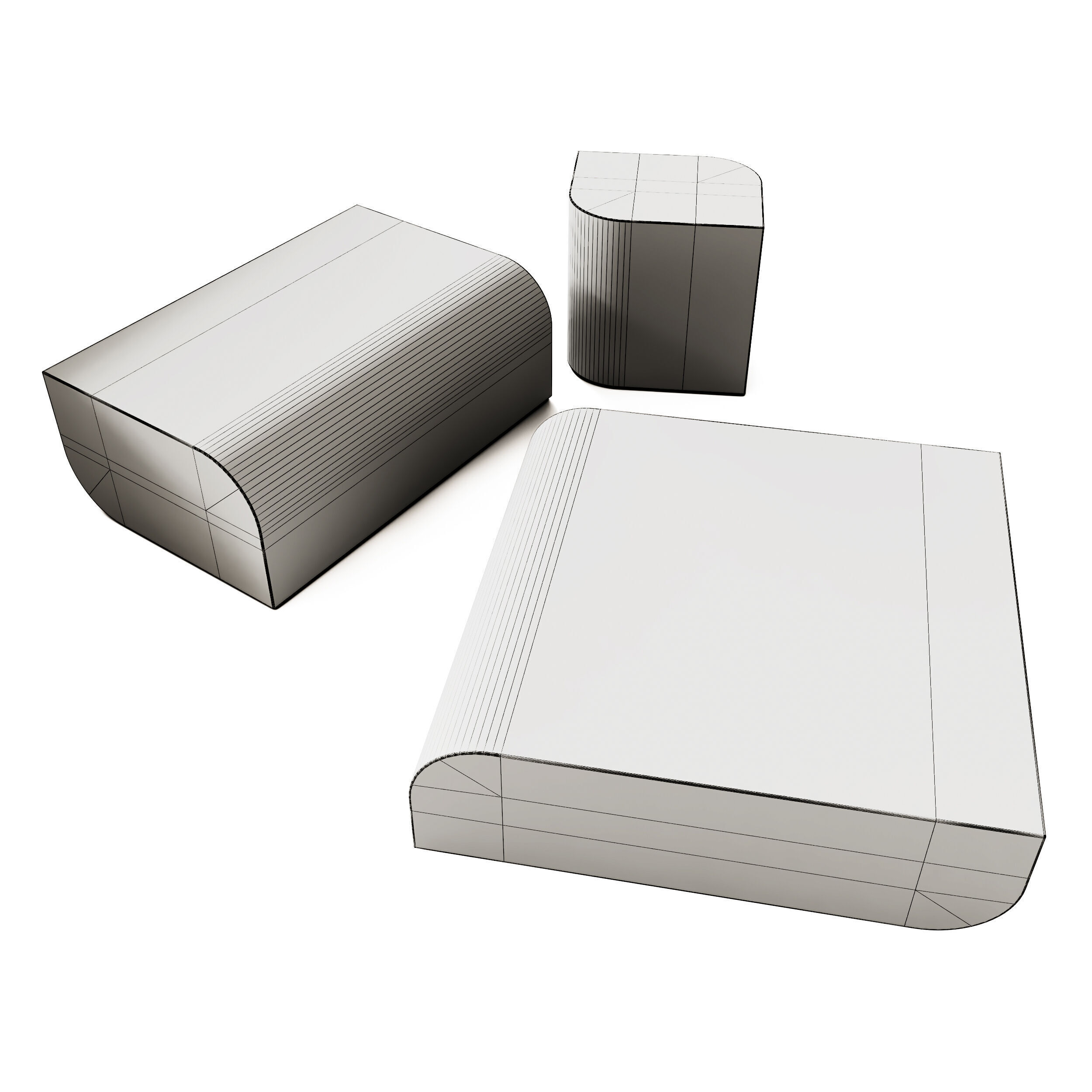 Tom Coffee Tables by Frigerio  3D model_5