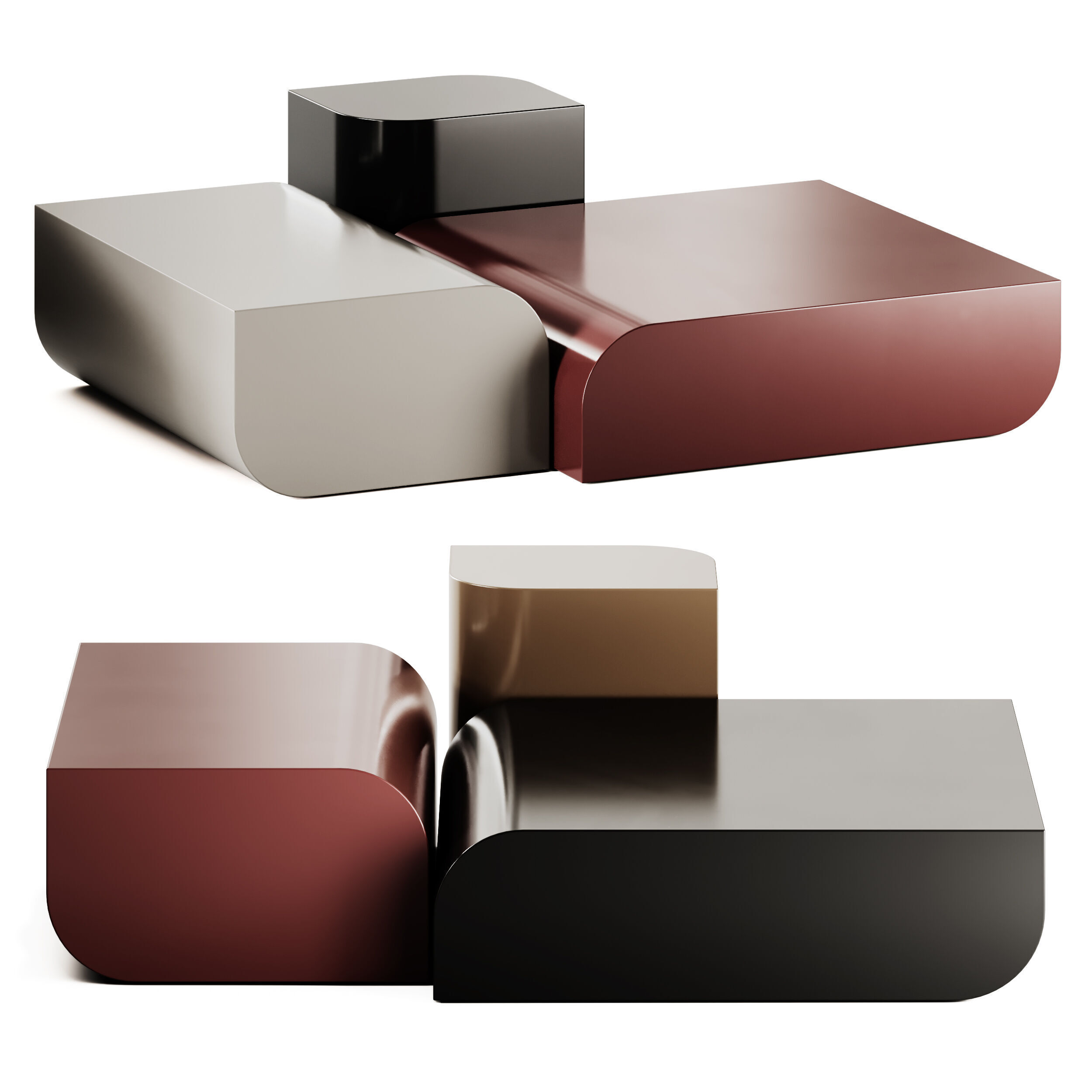 Tom Coffee Tables by Frigerio  3D model_1