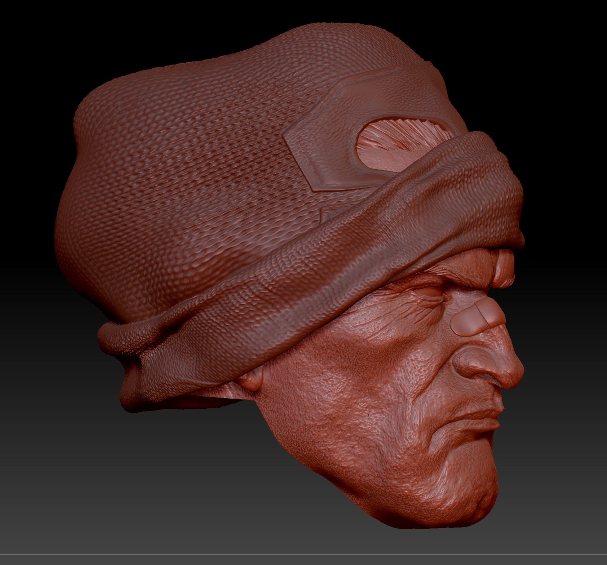 Punisher Head 3D print model_1