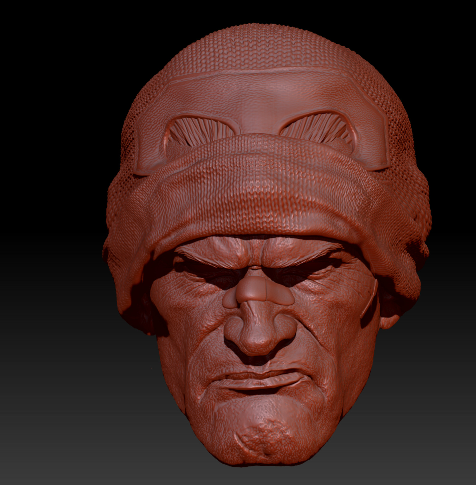 Punisher Head 3D print model_2