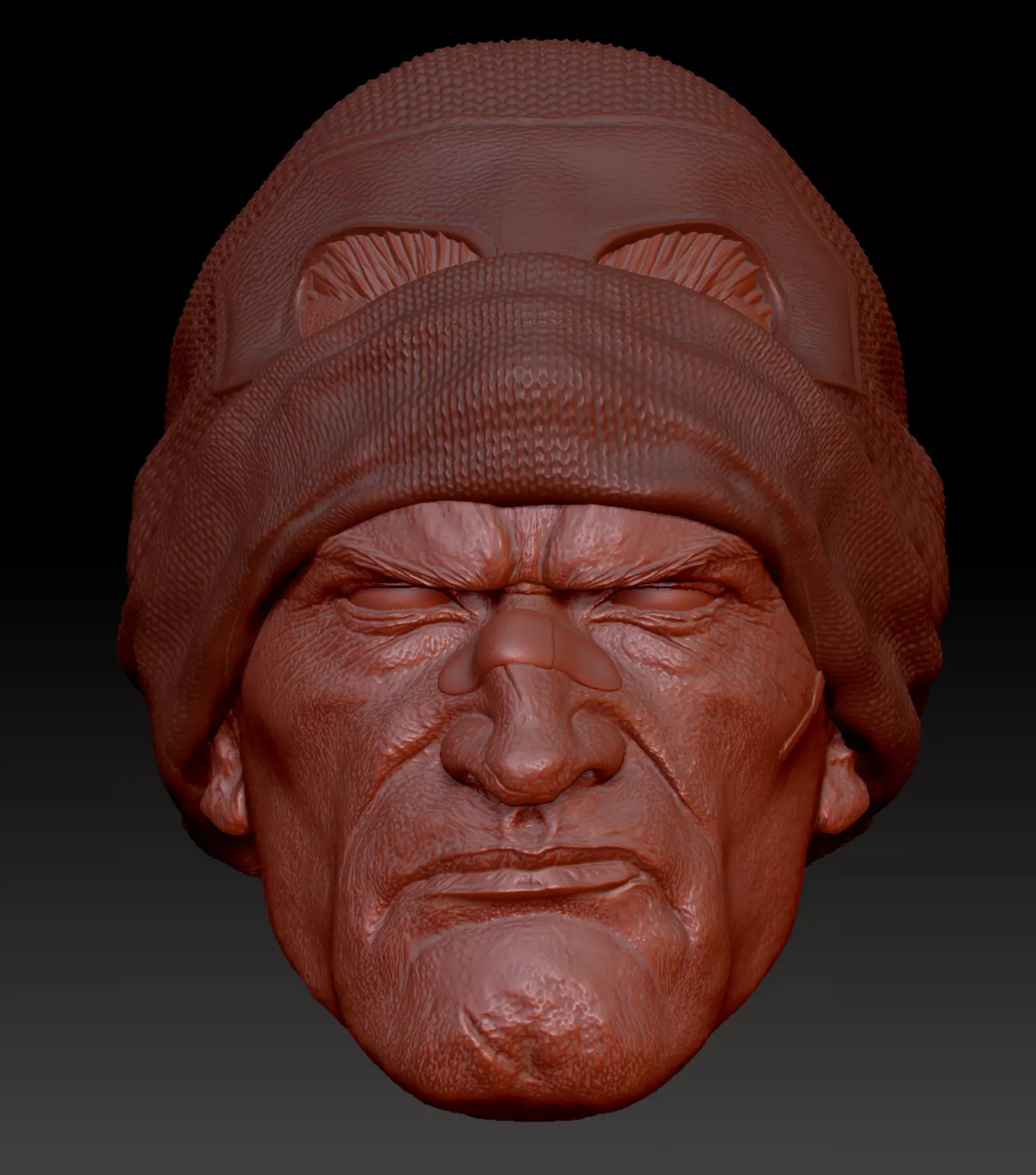 Punisher Head 3D print model_0