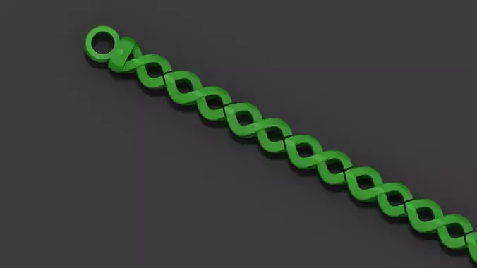 6MM TOP SOLD INFINITY 3D CHAIN OR BRACELET 3D print model