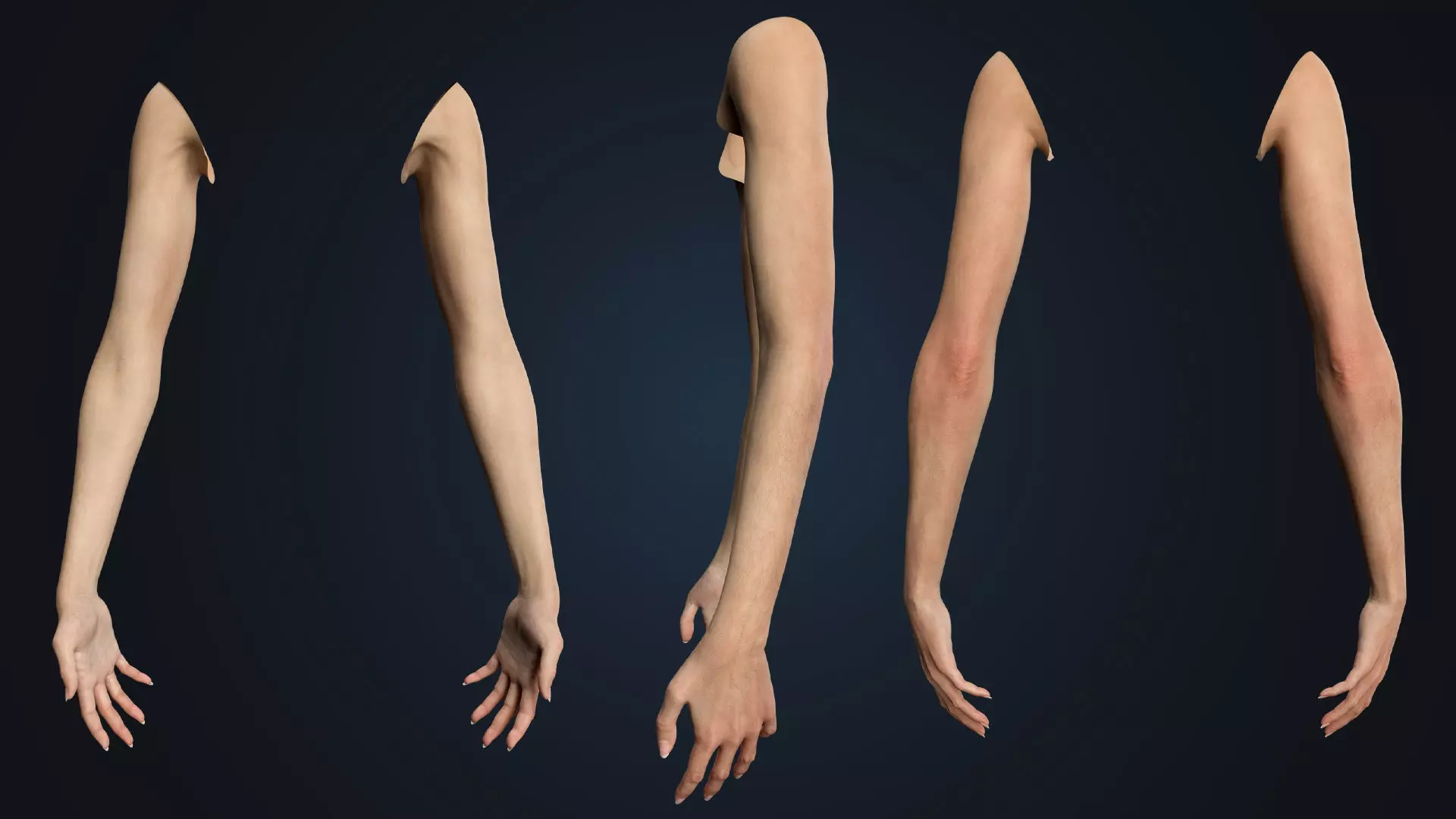 Realistic Female Arms - Cinematic Edition 3D model_1