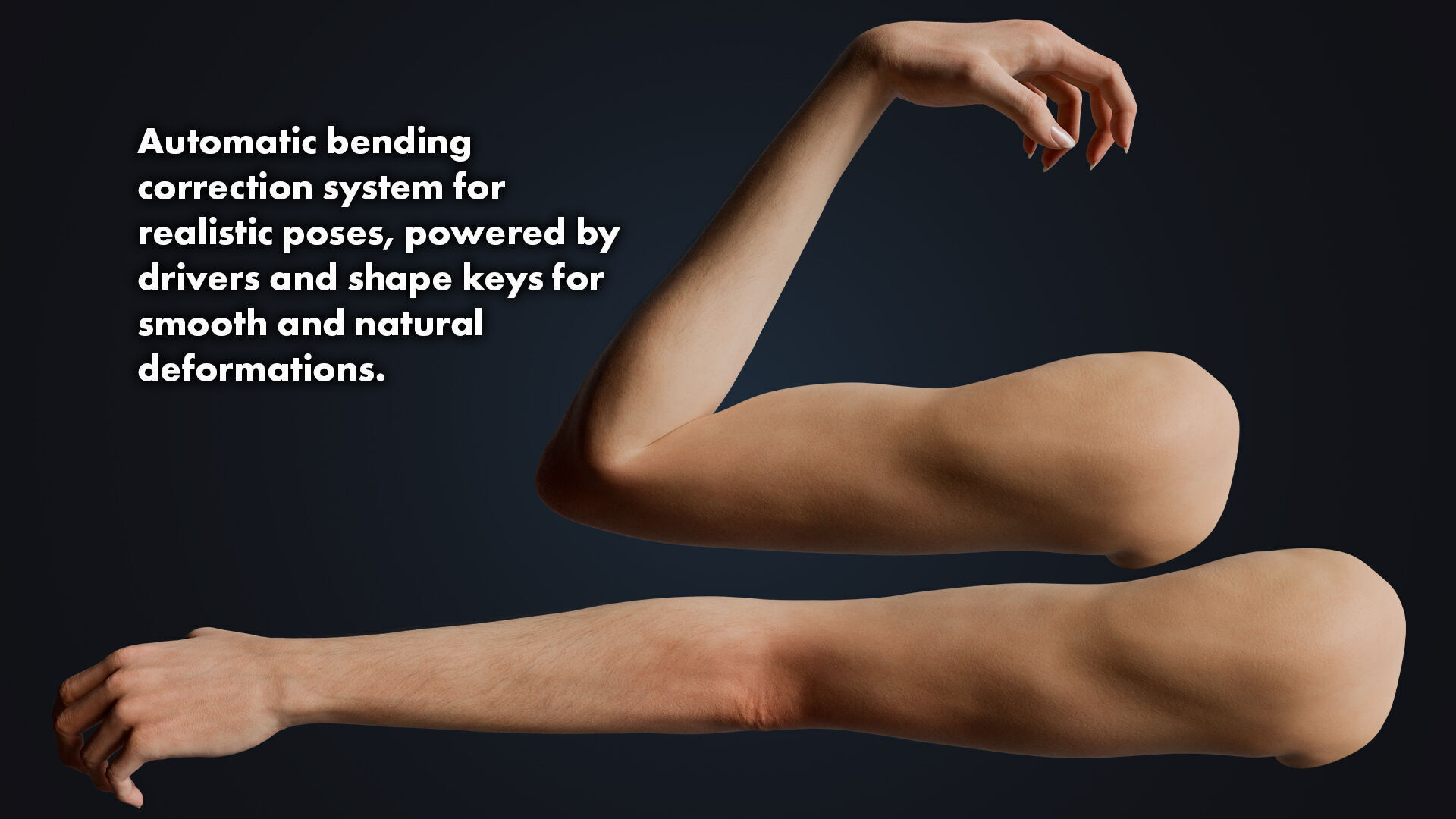 Realistic Female Arms - Cinematic Edition 3D model_7