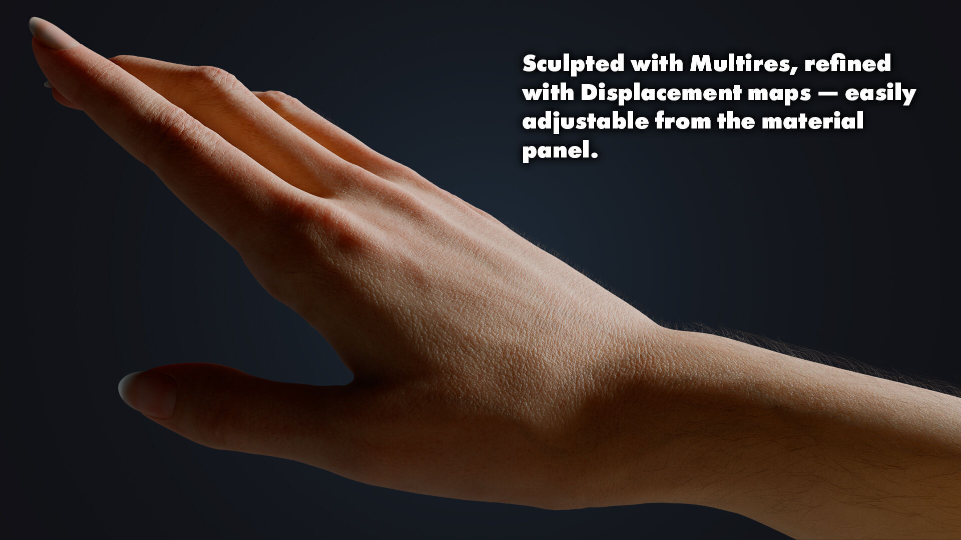 Realistic Female Arms - Cinematic Edition 3D model_5