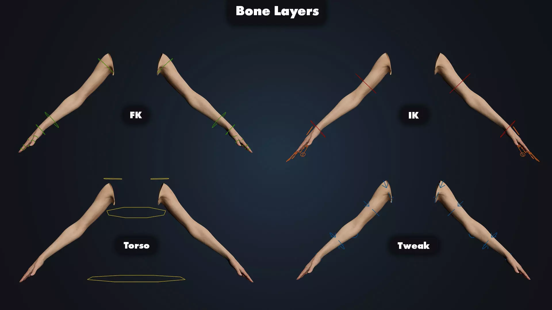 Realistic Female Arms - Cinematic Edition 3D model_6