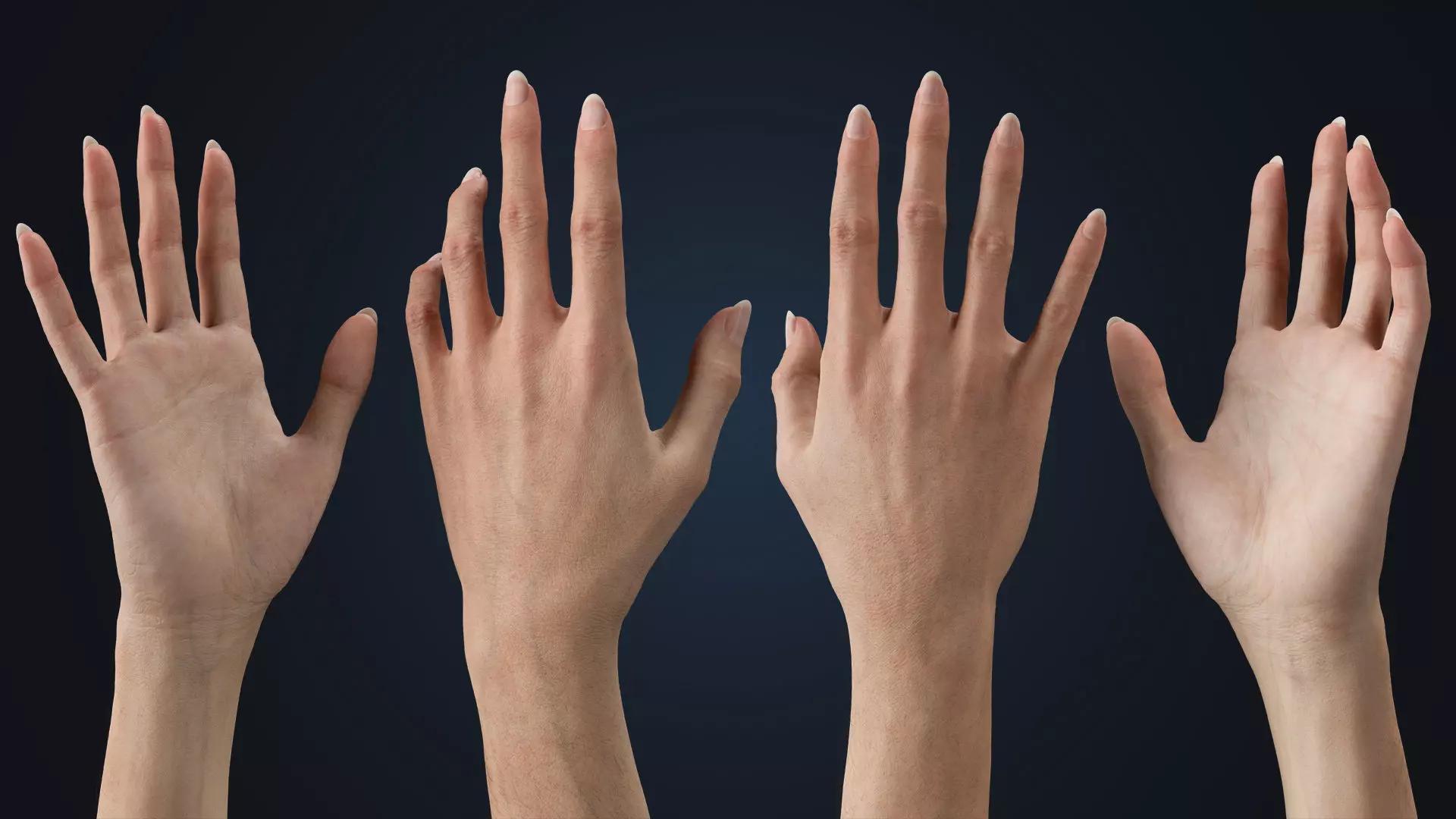 Realistic Female Arms - Cinematic Edition 3D model_2