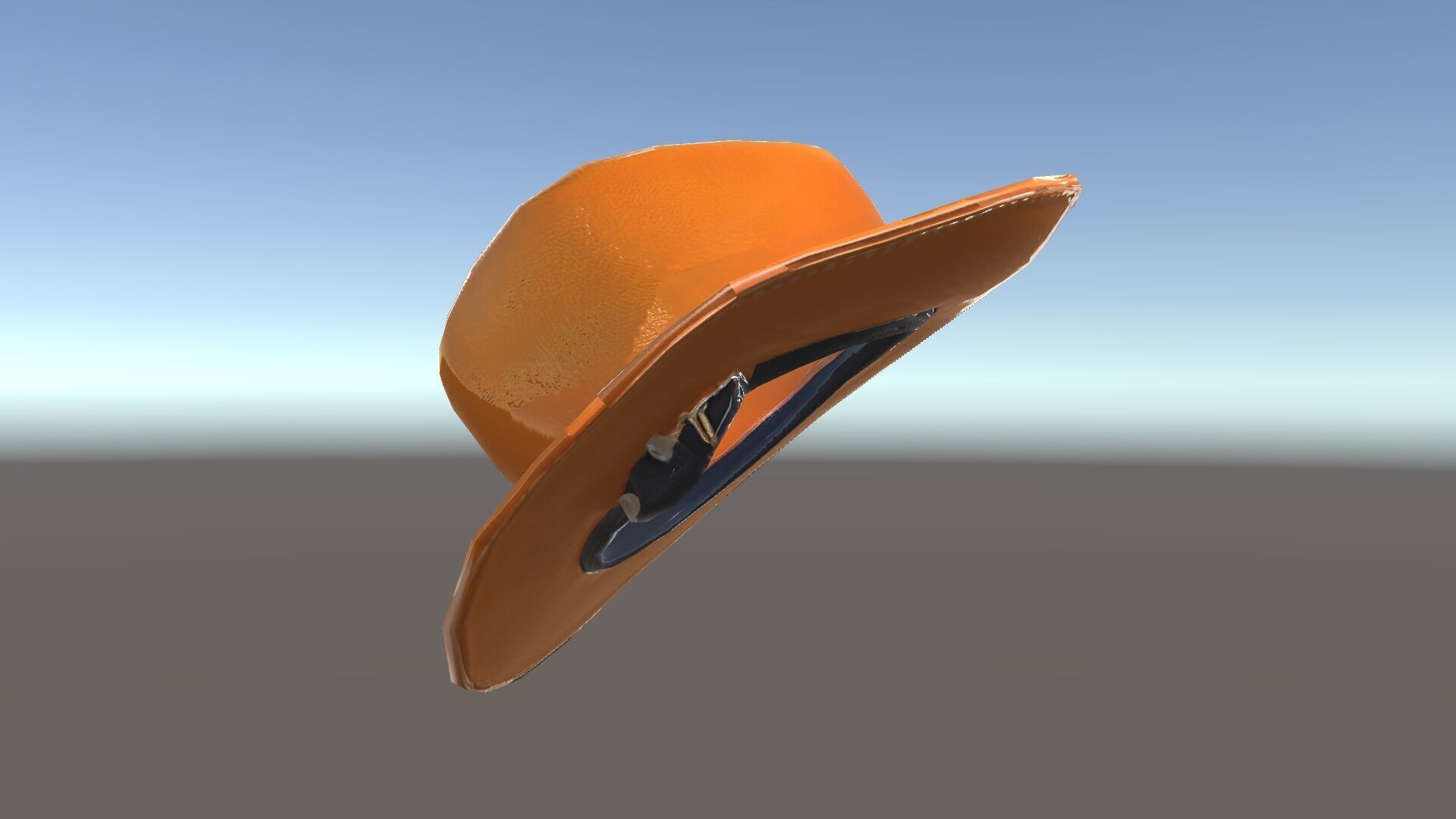 Cowboy Hat D Model Pack with Textured Leather Low-poly 3D model_28