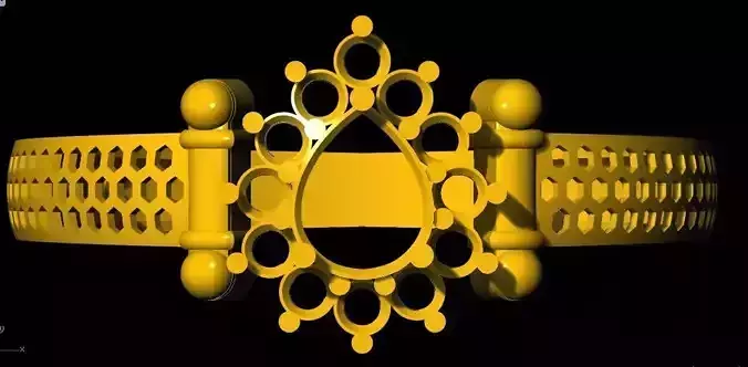 cluster ring 3dm file