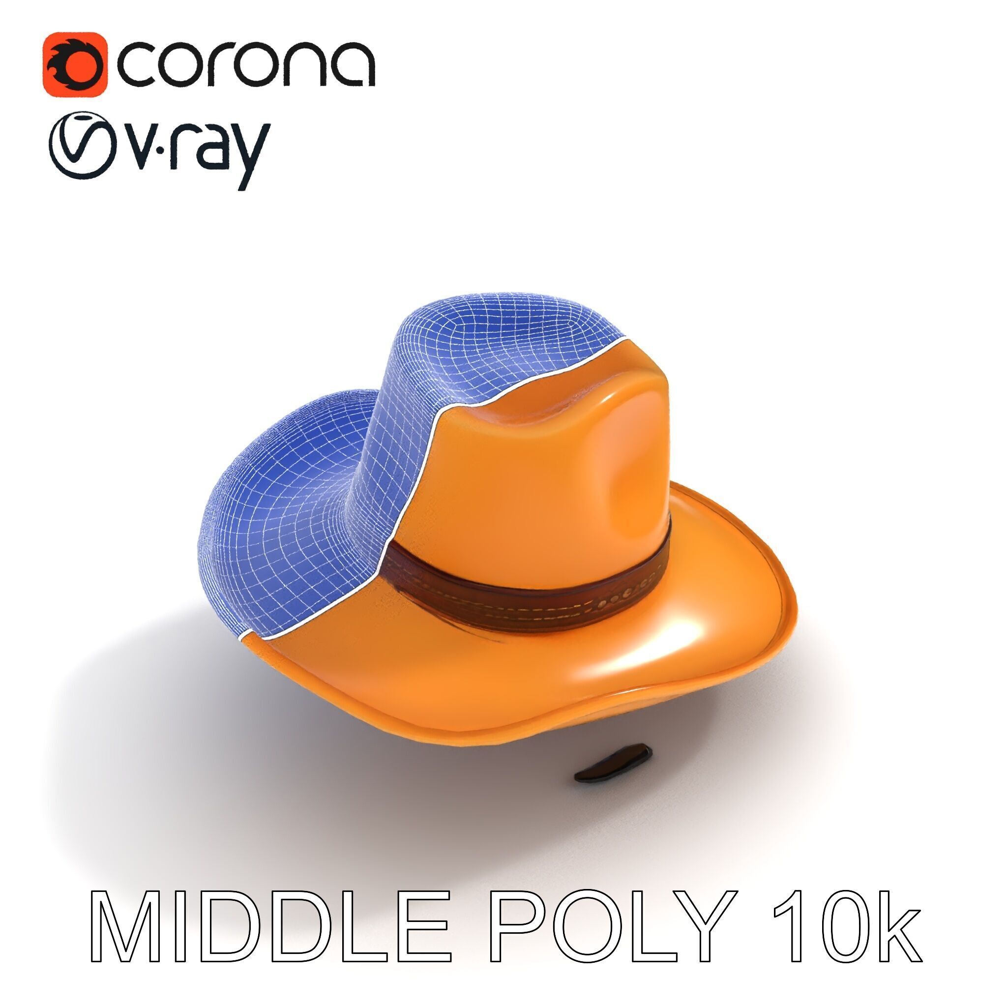 Cowboy Hat D Model Pack Low-poly 3D model_32