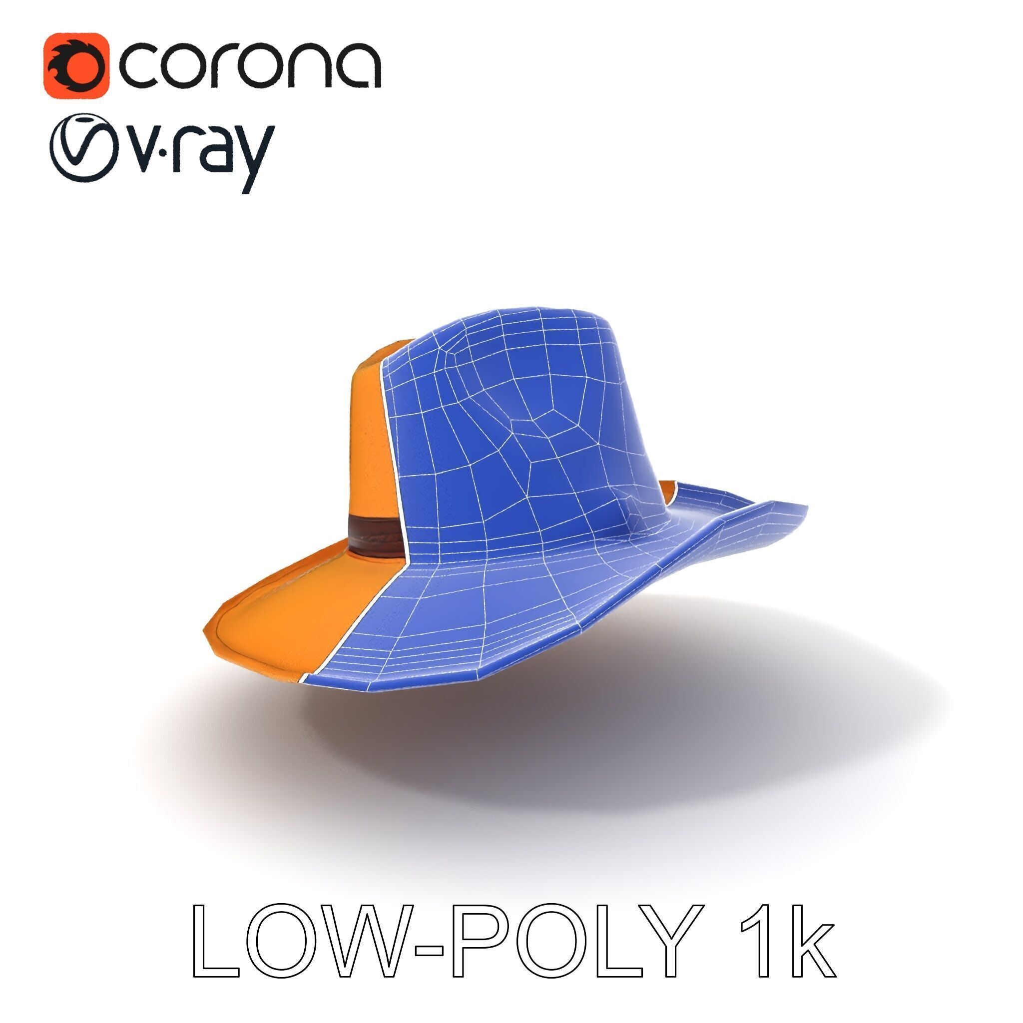 Cowboy Hat D Model Pack Low-poly 3D model_33
