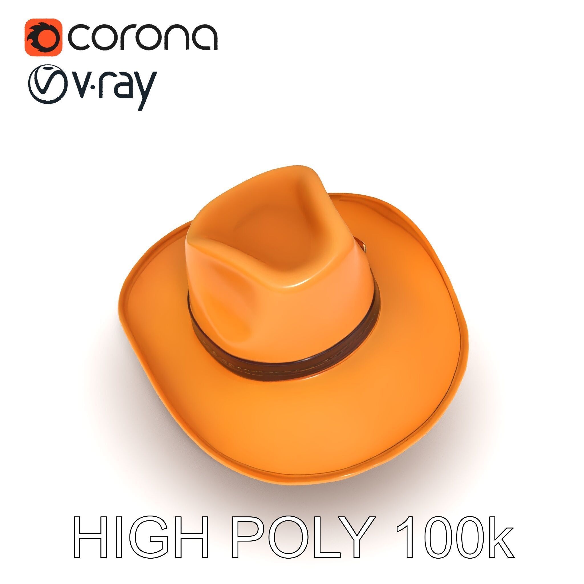 Cowboy Hat D Model Pack Low-poly 3D model_18