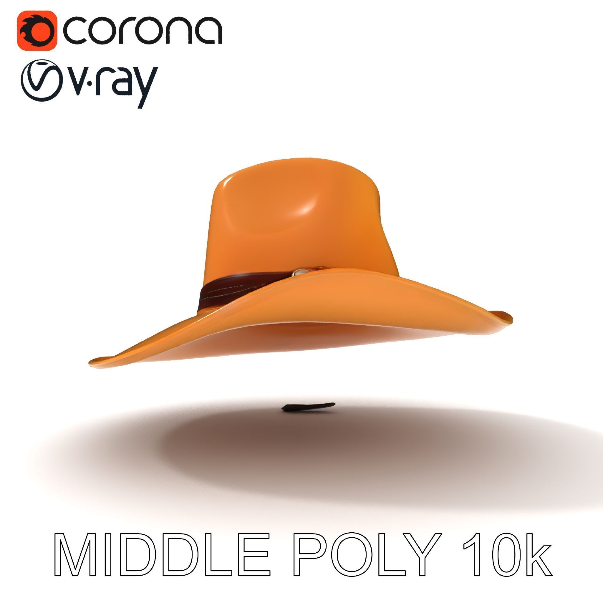 Cowboy Hat D Model Pack Low-poly 3D model_22