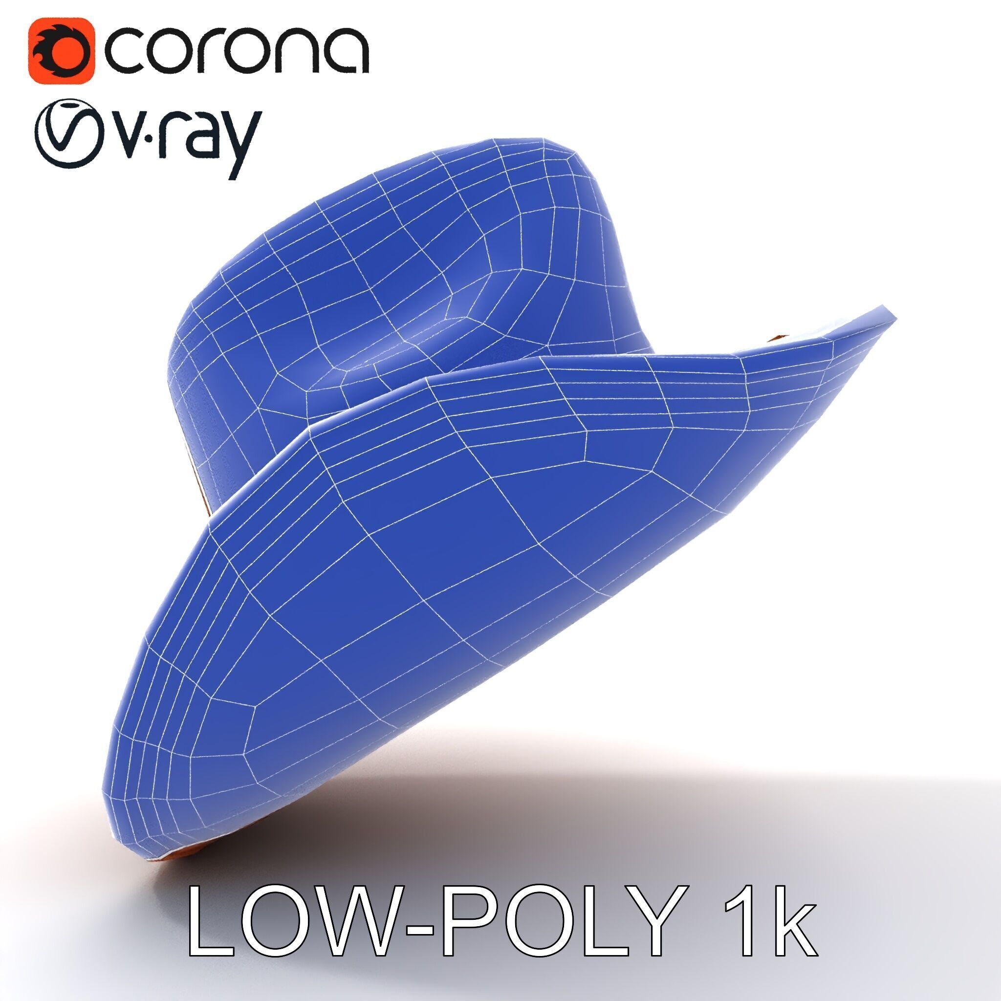 Cowboy Hat D Model Pack Low-poly 3D model_21