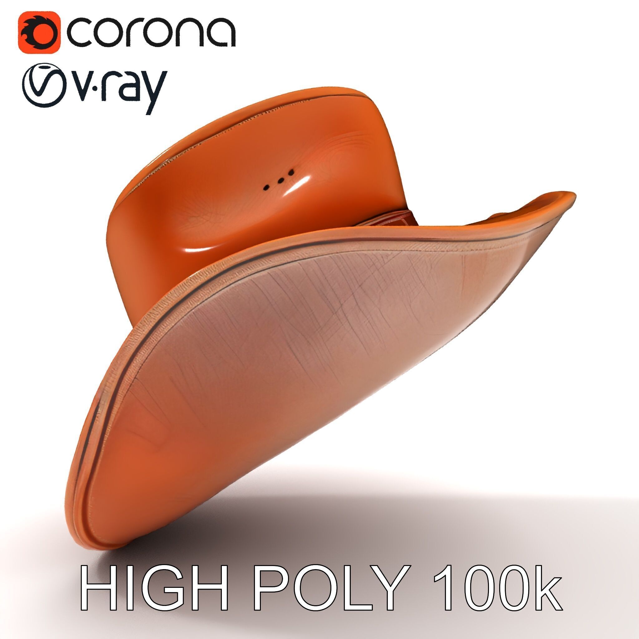 Cowboy Hat D Model Pack Low-poly 3D model_35