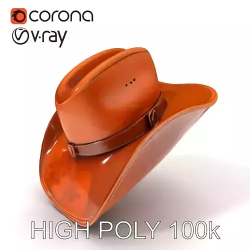 Cowboy Hat D Model Pack Low-poly 3D model