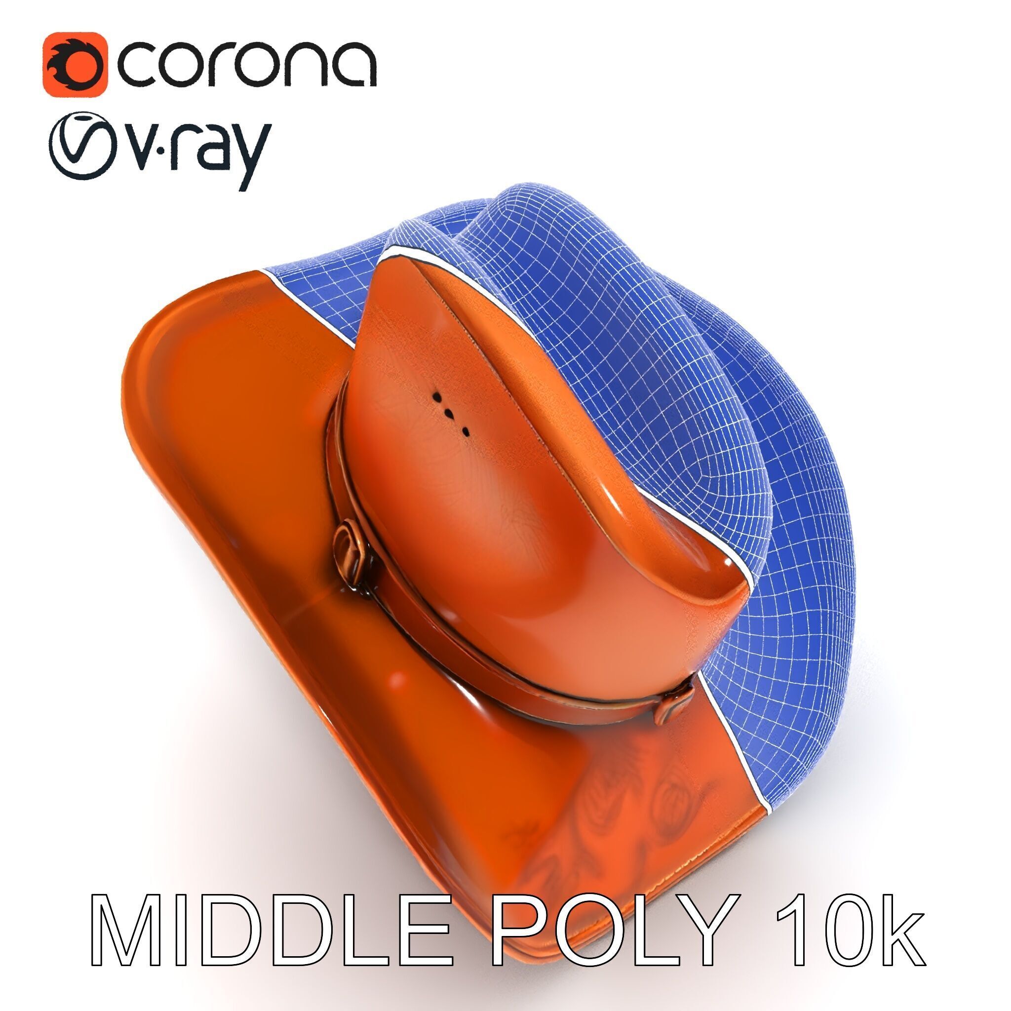 Cowboy Hat D Model Pack Low-poly 3D model_25