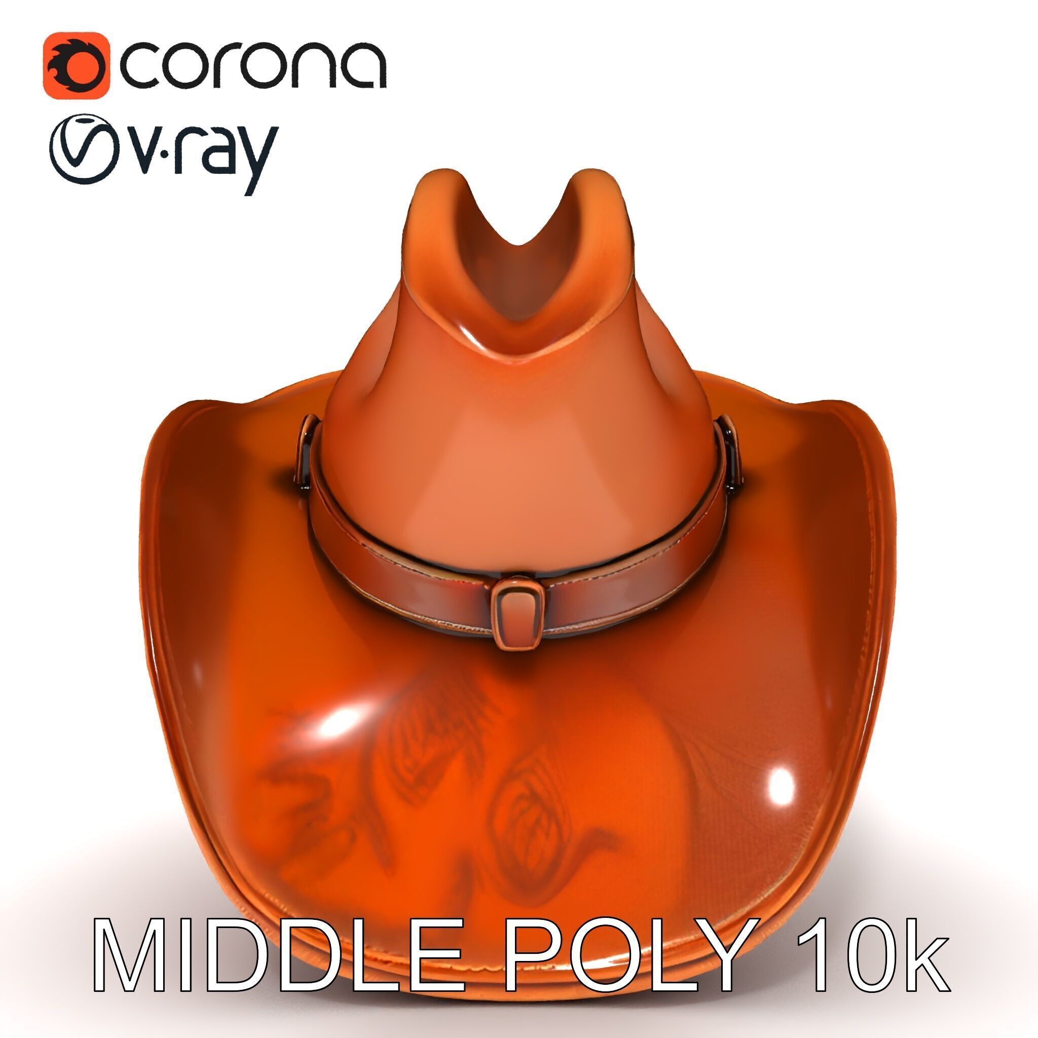 Cowboy Hat D Model Pack Low-poly 3D model_20