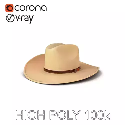 Cowboy Hat D Model Pack Low-poly 3D model Cowboy Hat D Model Pack Low-poly 3D model