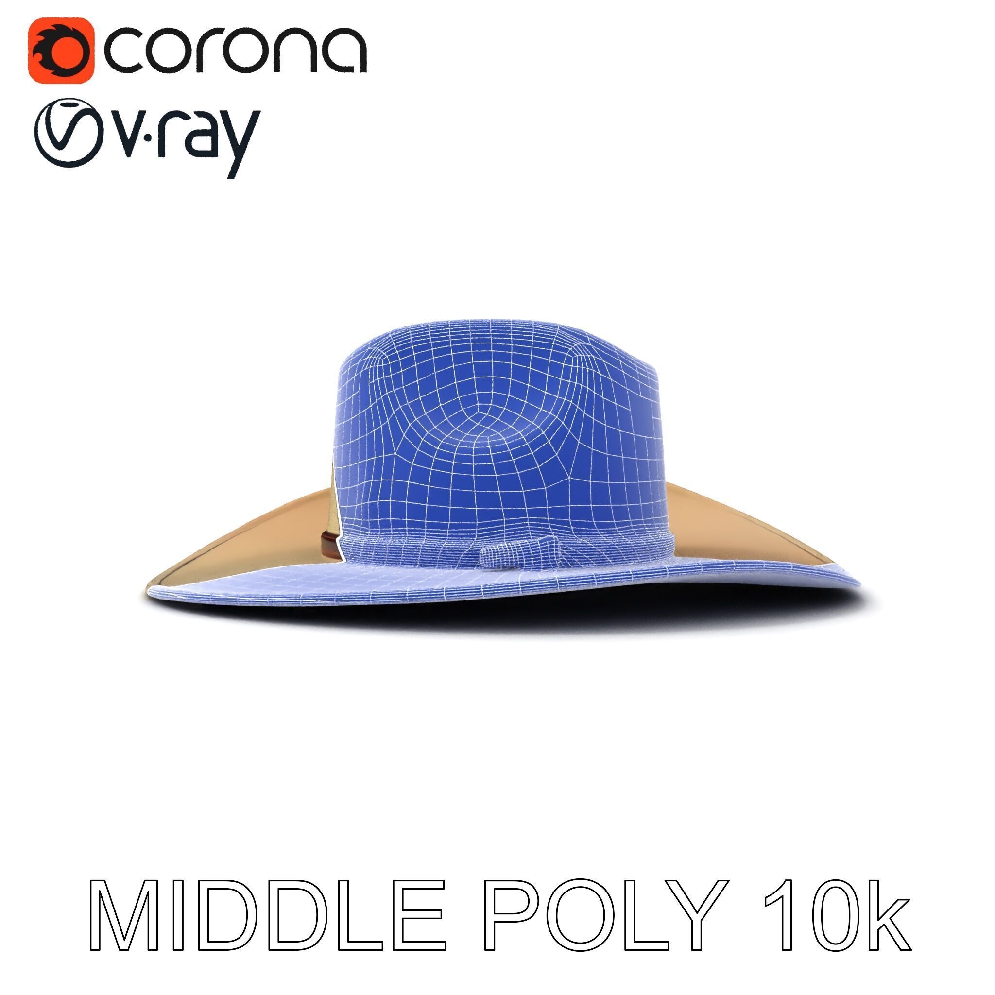 Cowboy Hat D Model Pack Low-poly 3D model_30