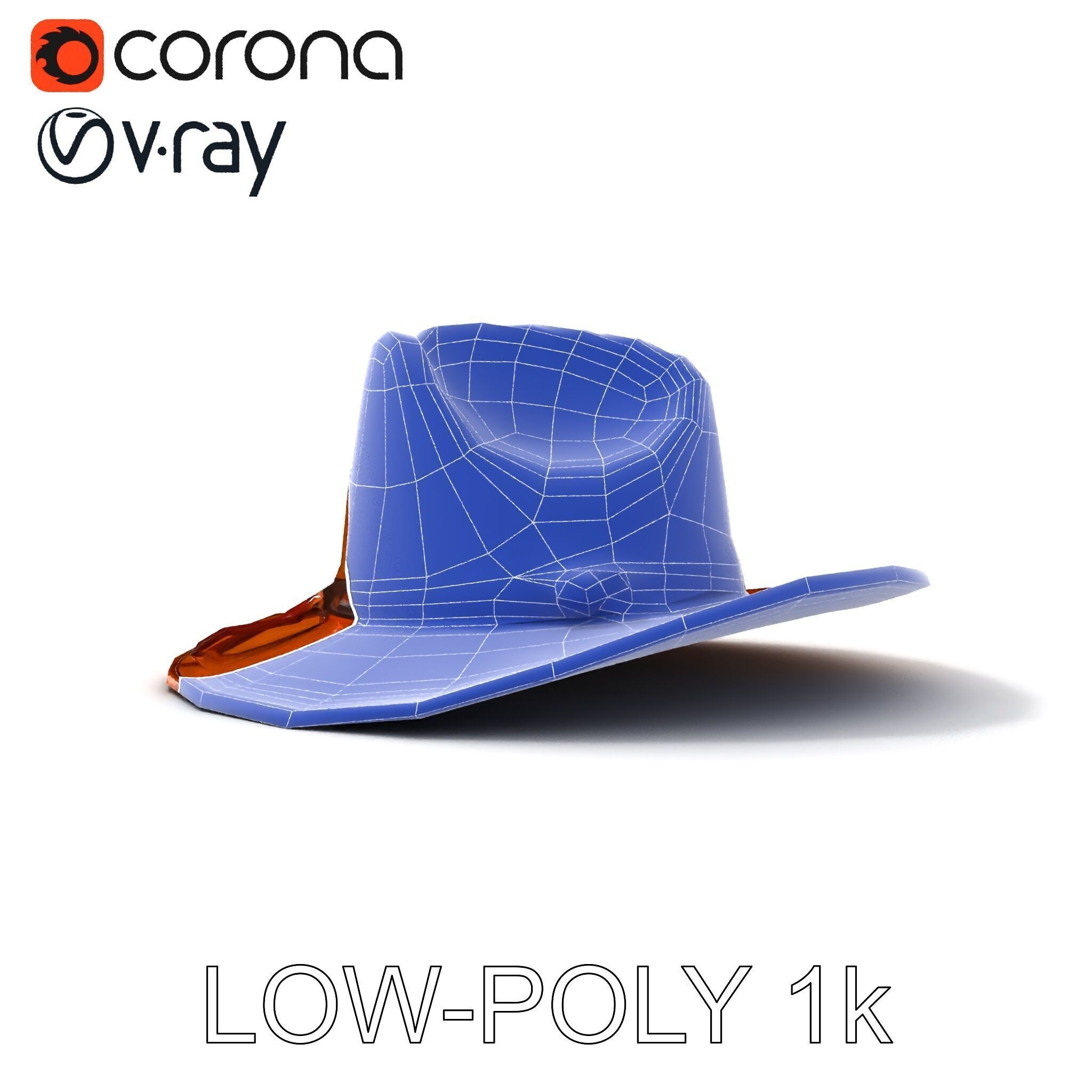 Cowboy Hat D Model Pack Low-poly 3D model_30
