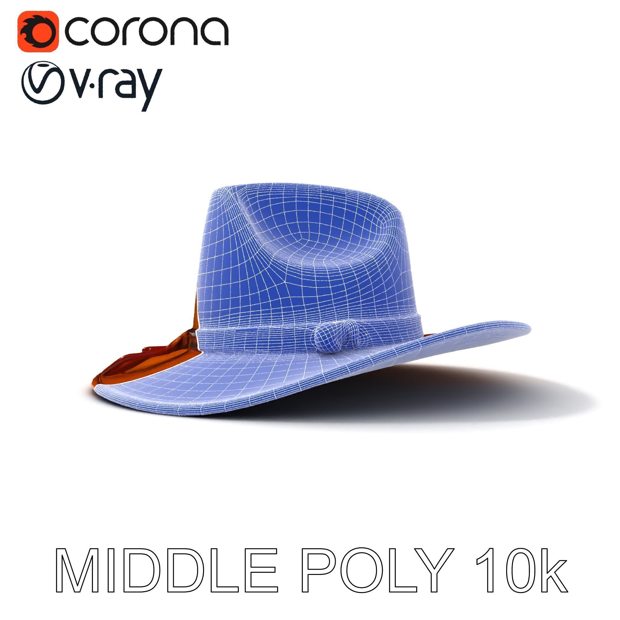 Cowboy Hat D Model Pack Low-poly 3D model_34