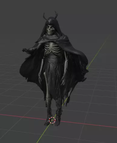 Dark King fantasy 3D model_0