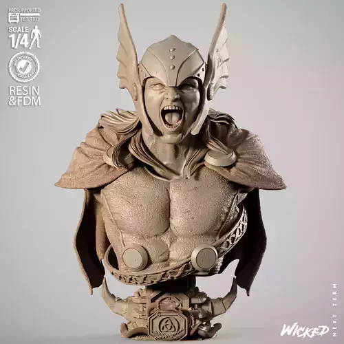 Wicked Marvel Thor Portrait Bust