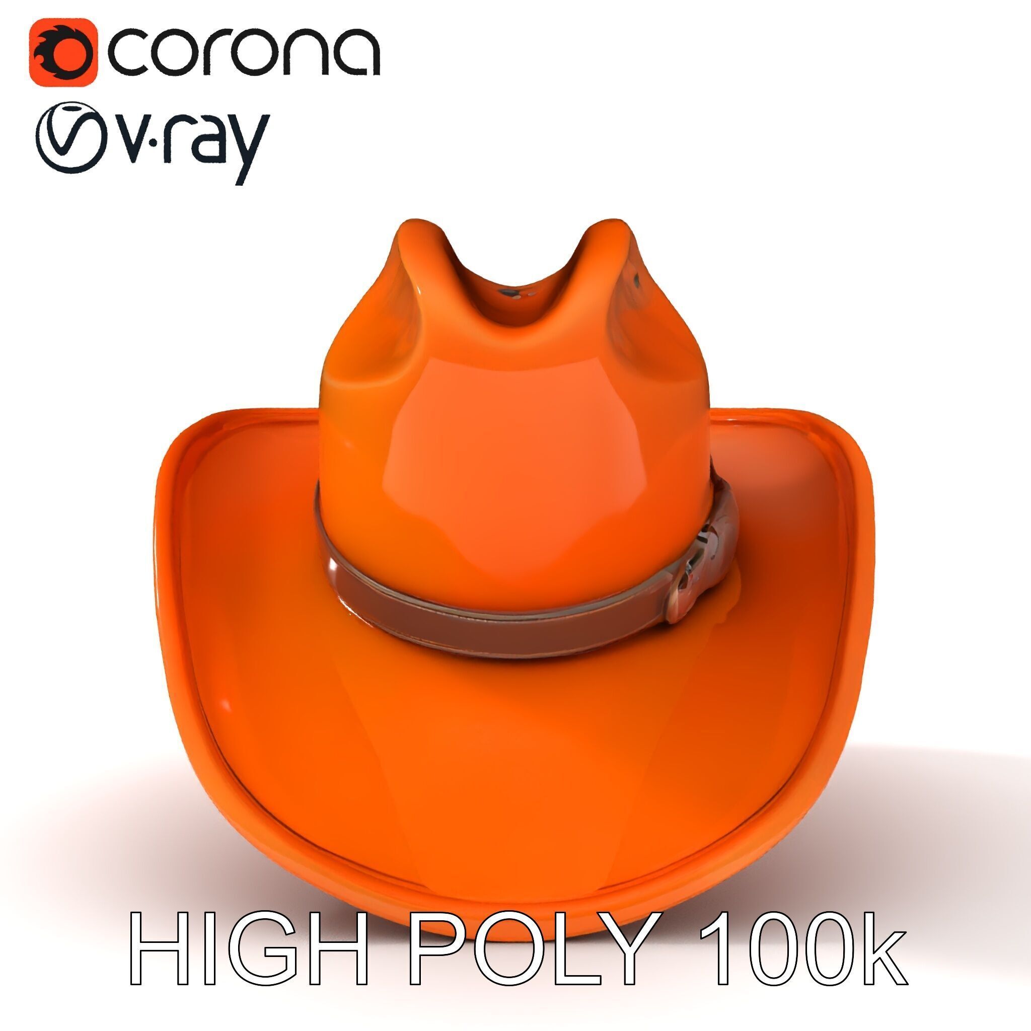 Cowboy Hat D Model Pack Low-poly 3D model_13