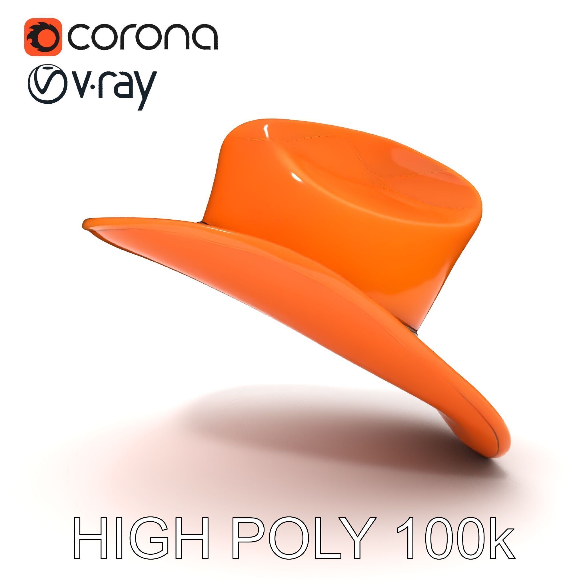 Cowboy Hat D Model Pack Low-poly 3D model_29