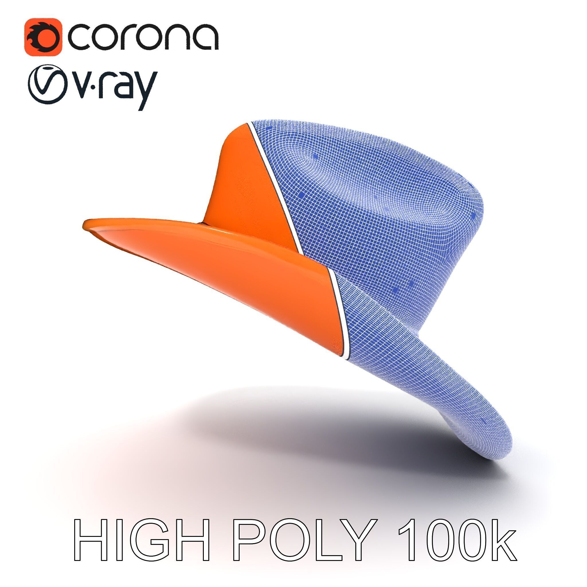 Cowboy Hat D Model Pack Low-poly 3D model_35
