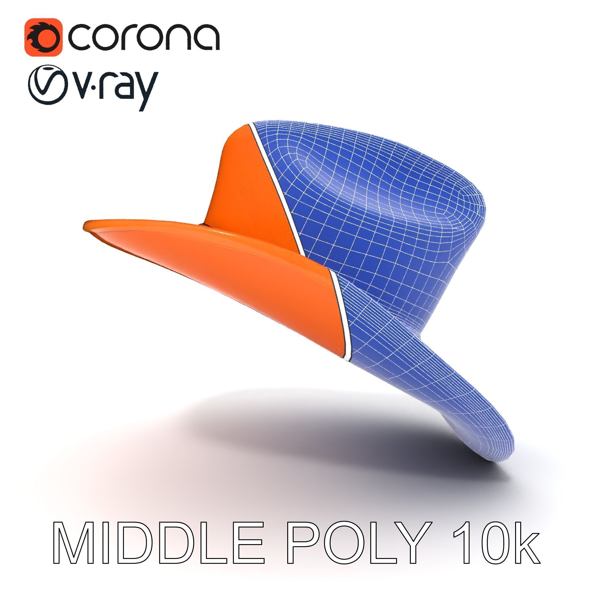Cowboy Hat D Model Pack Low-poly 3D model_8