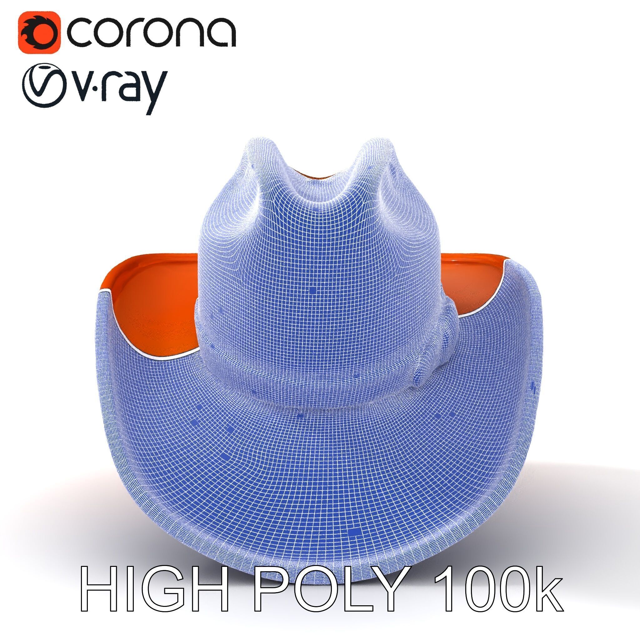 Cowboy Hat D Model Pack Low-poly 3D model_26
