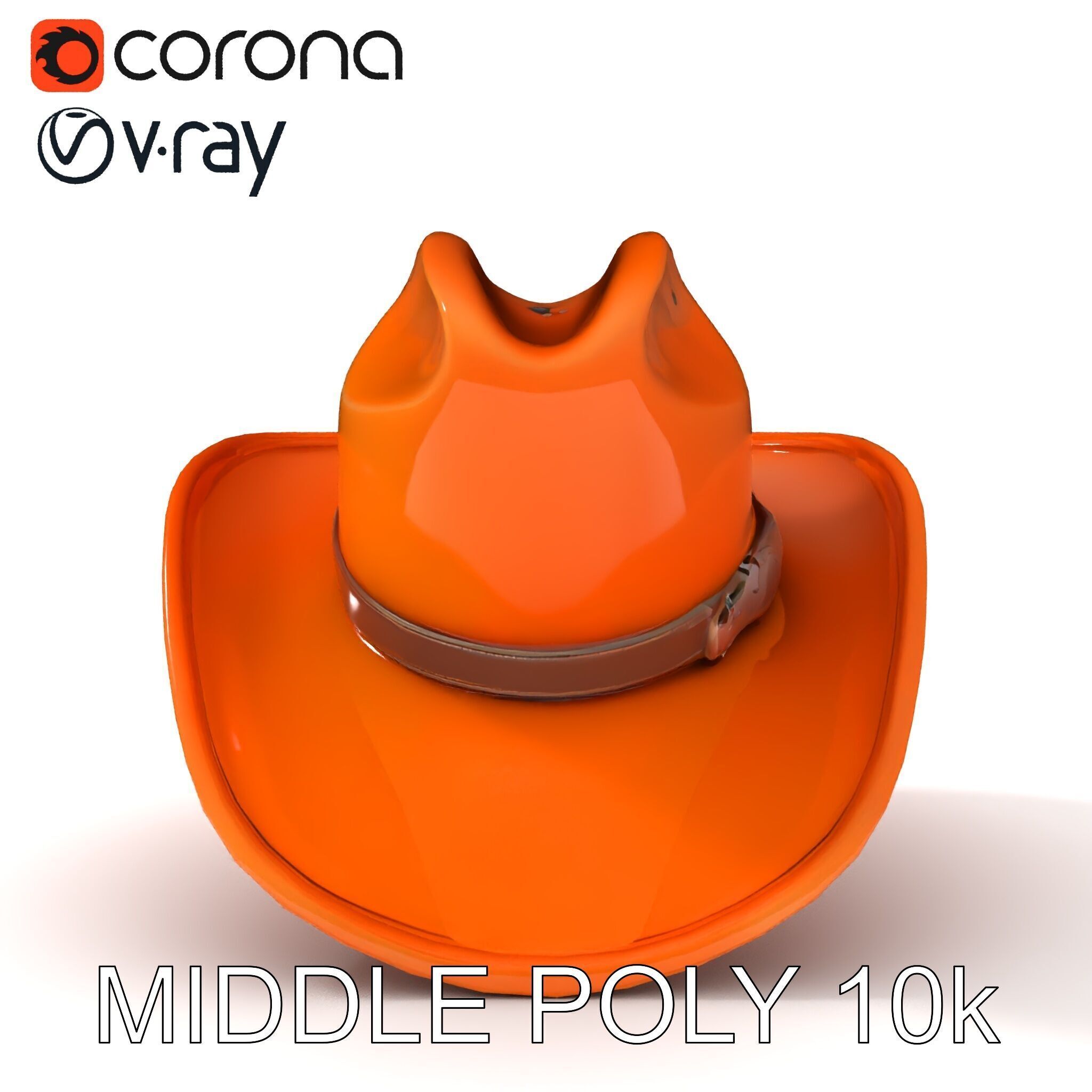Cowboy Hat D Model Pack Low-poly 3D model_14