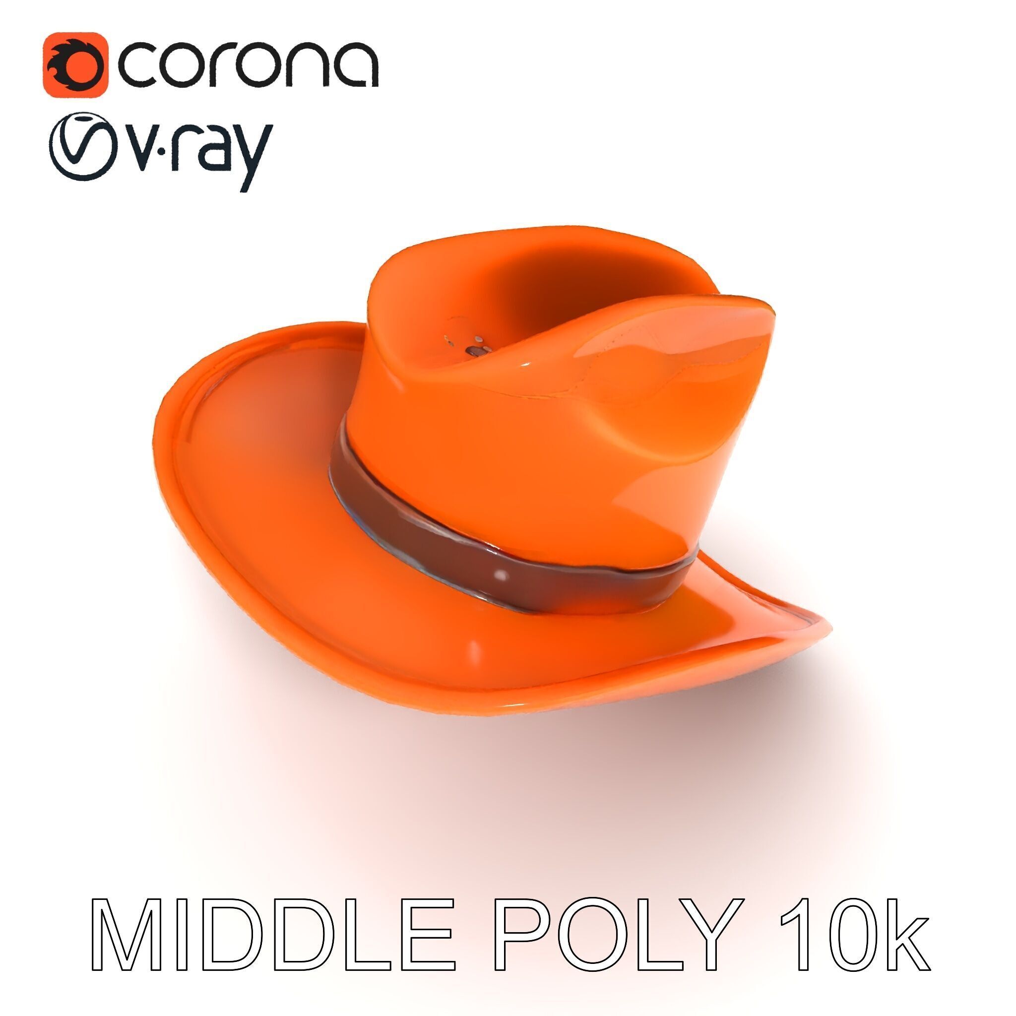 Cowboy Hat D Model Pack Low-poly 3D model_33