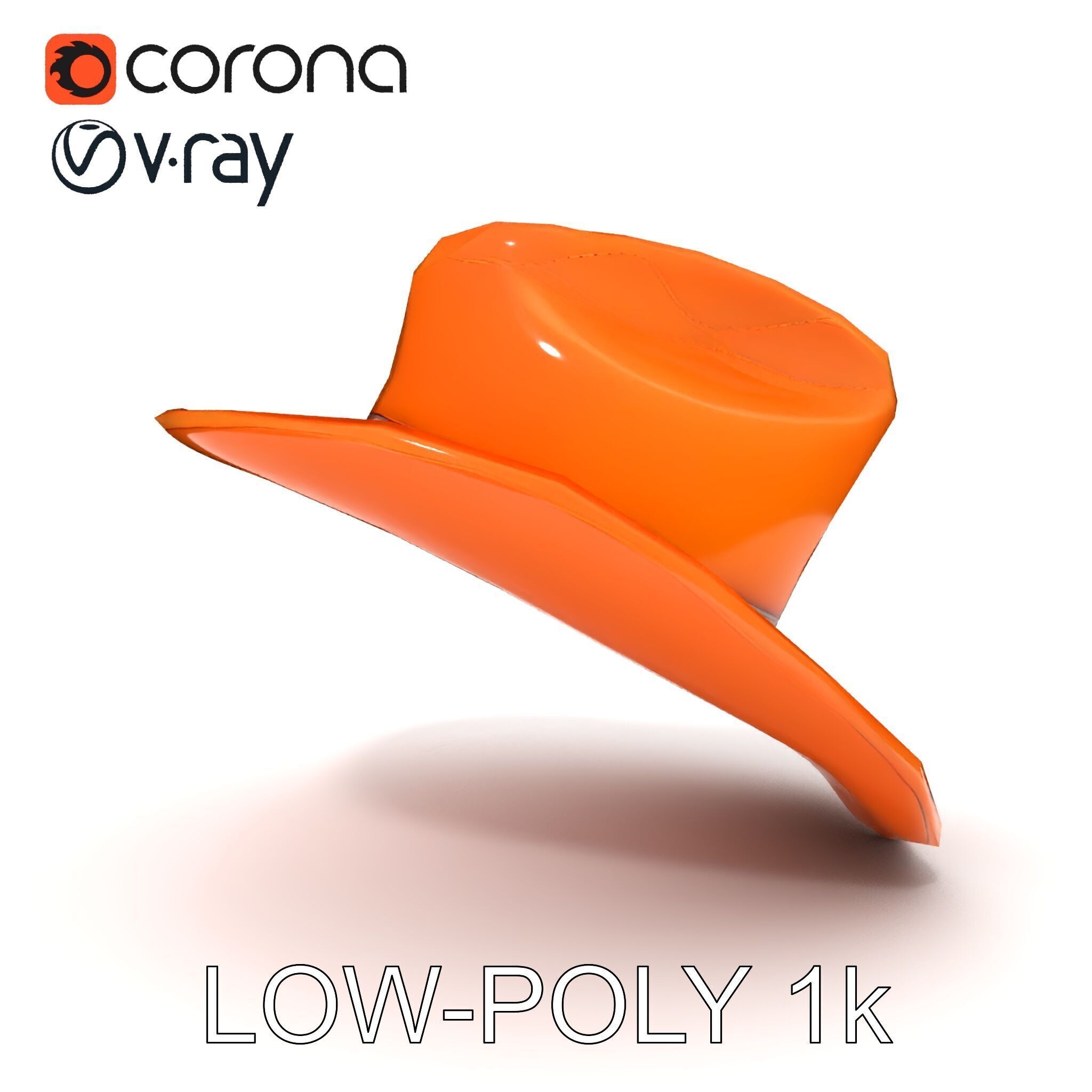 Cowboy Hat D Model Pack Low-poly 3D model_20