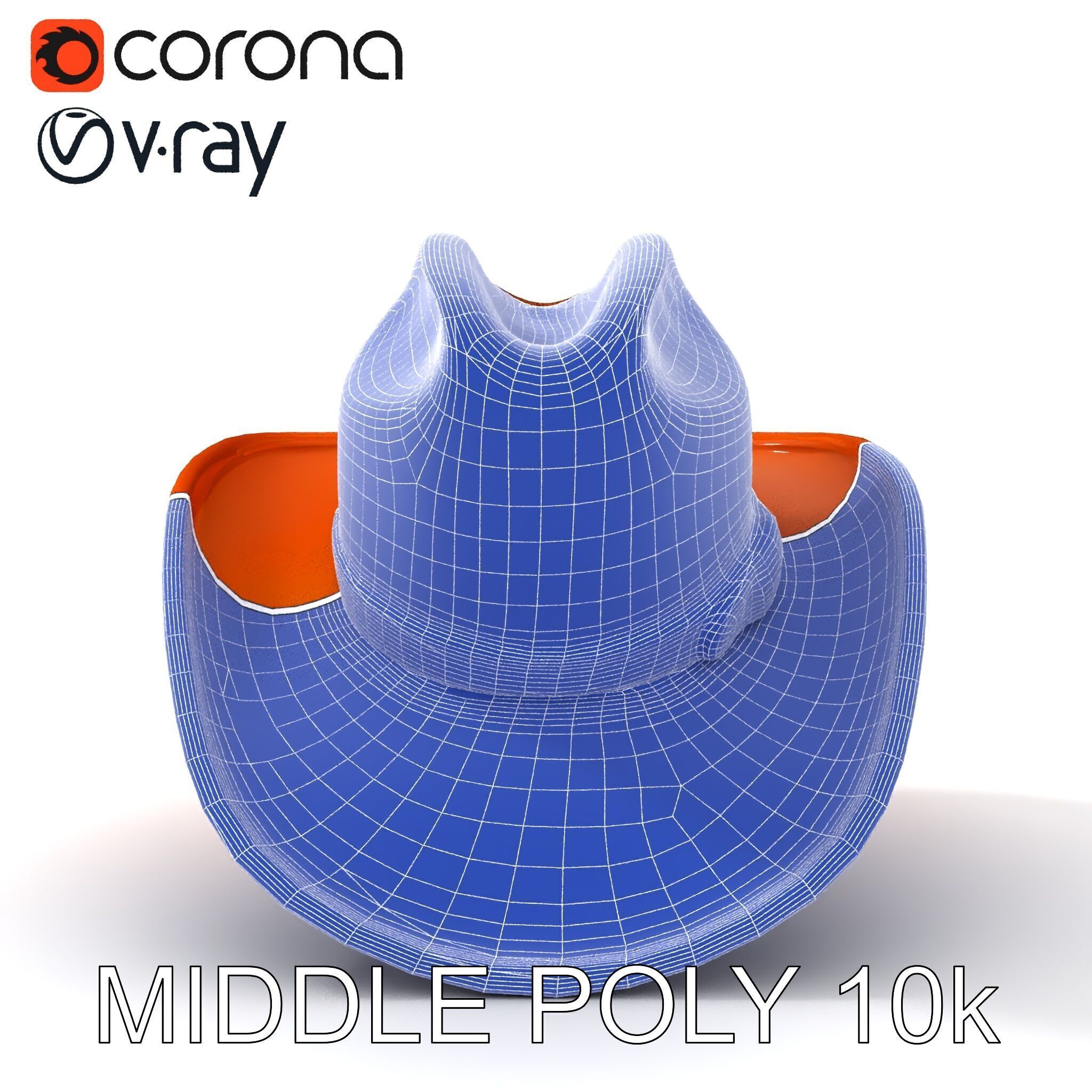Cowboy Hat D Model Pack Low-poly 3D model_6