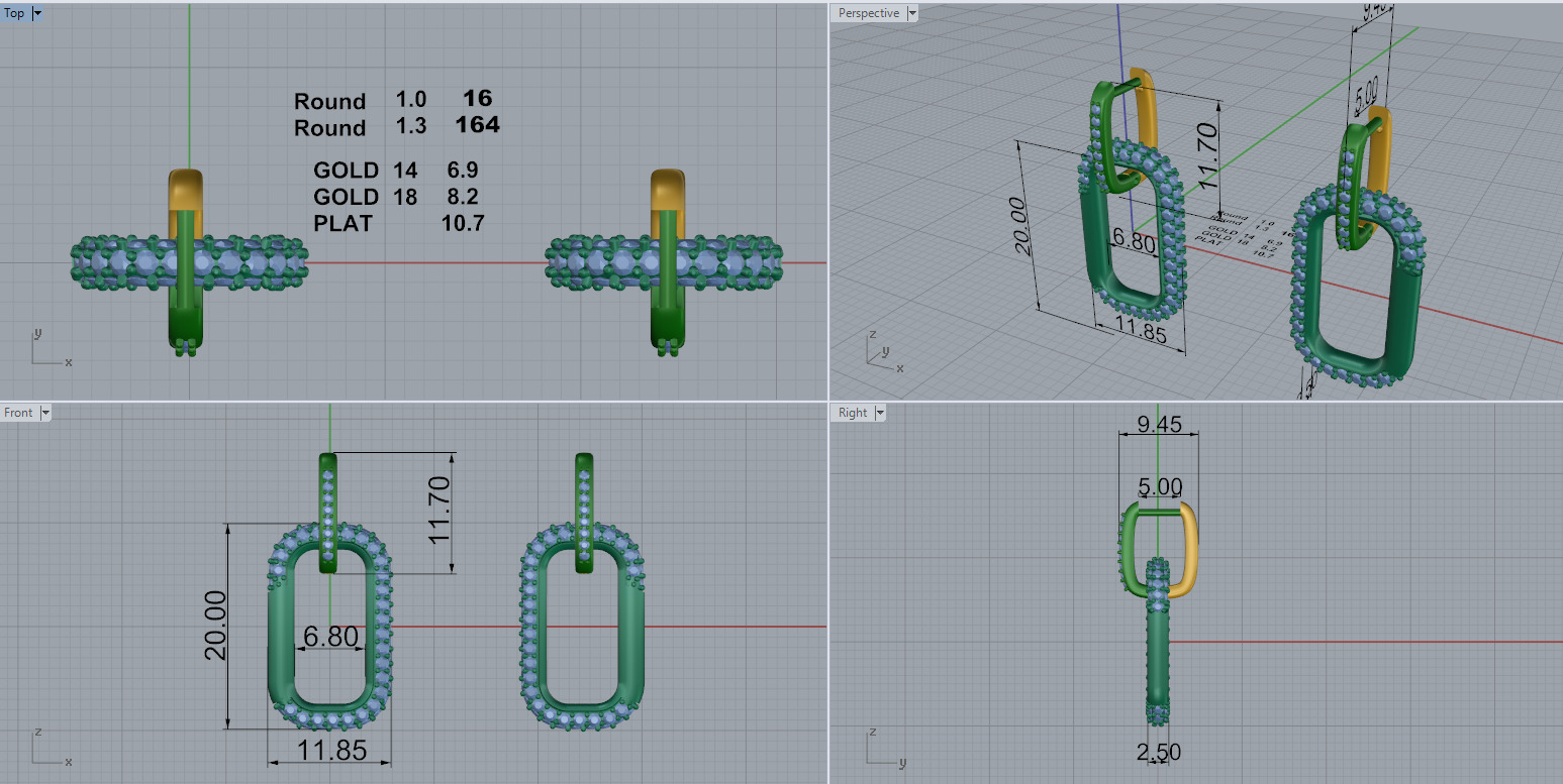 Earrings  Free 3D print model_2