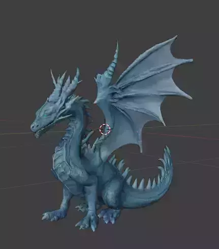 frost fantasy dragon