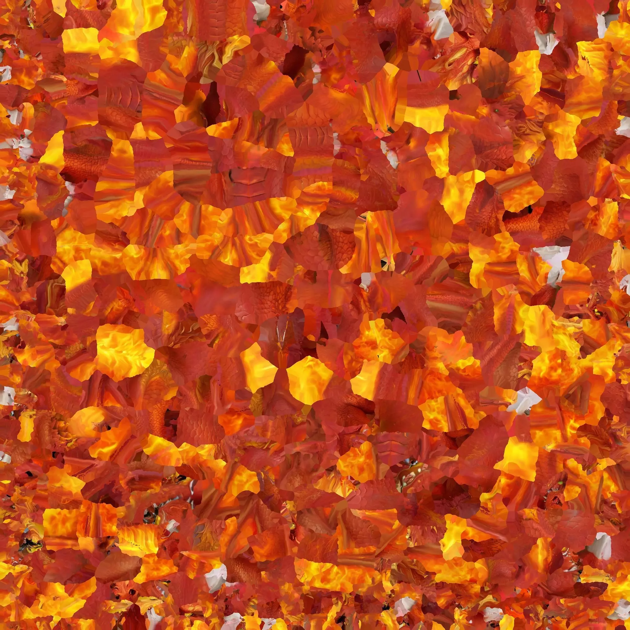 king fire Low-poly 3D model_0