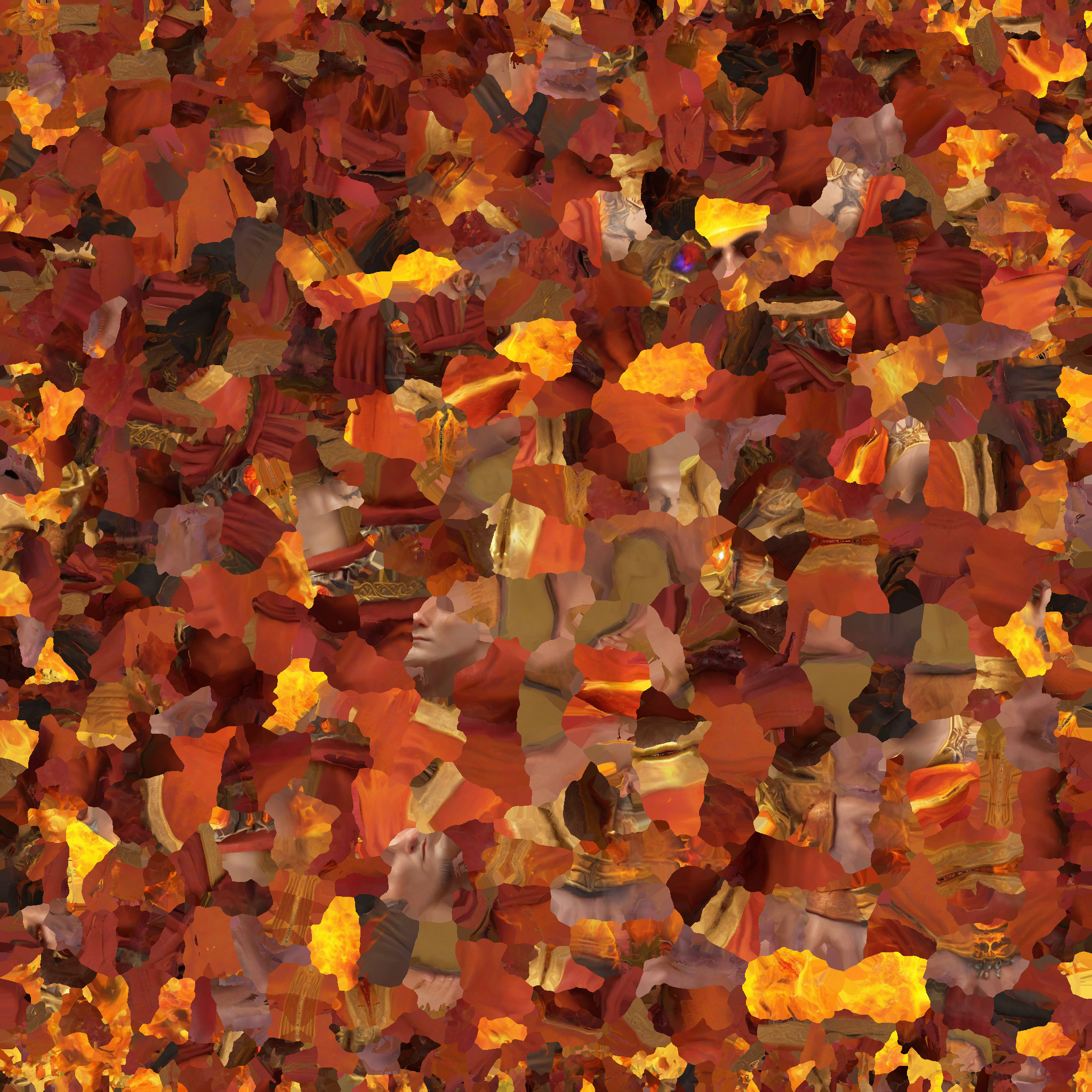 king fire Low-poly 3D model_1