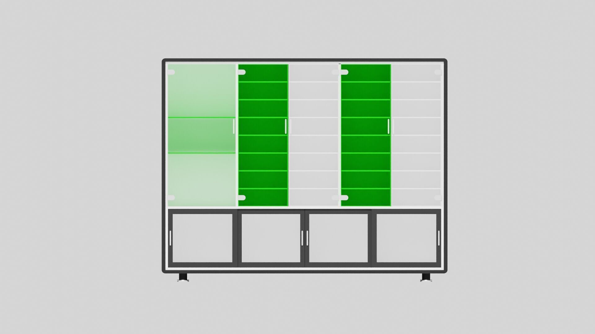 Cabinet 3D model_2